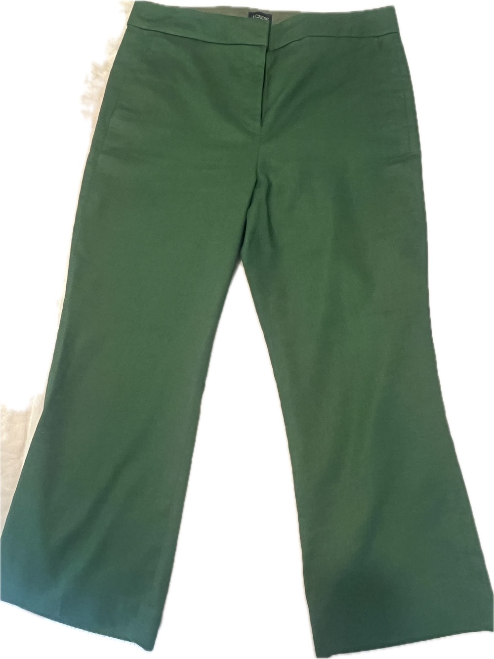 Kelly Green Wide-Leg JCrew Kelsey Linen Trousers. Fully lined!